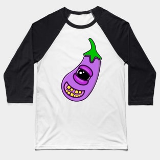 Happy Eggplant Baseball T-Shirt